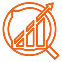 Q groeistrategie-vergrootglas